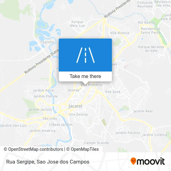Rua Sergipe map