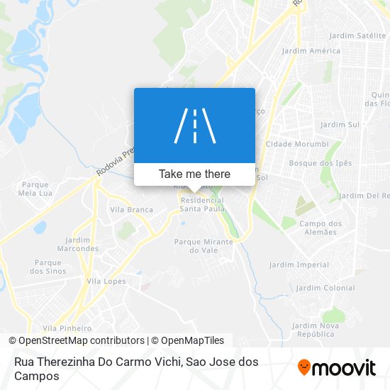 Rua Therezinha Do Carmo Vichi map