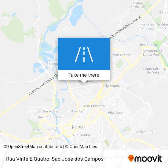 Rua Vinte E Quatro map