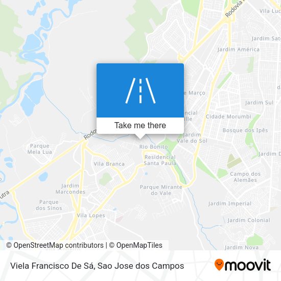 Viela Francisco De Sá map