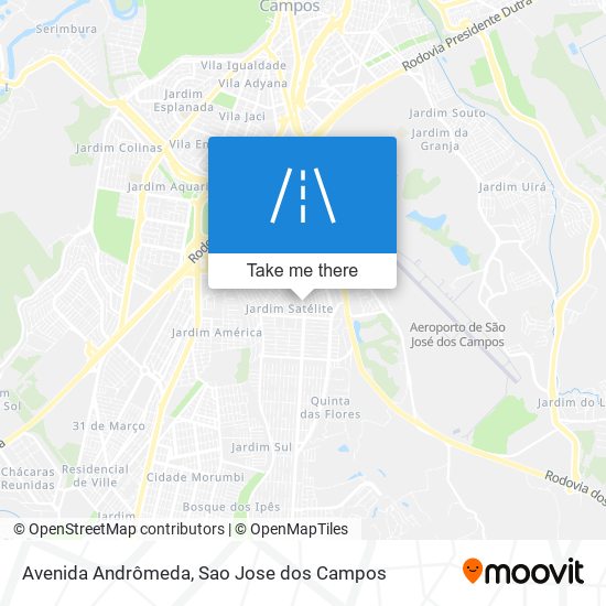 Avenida Andrômeda map