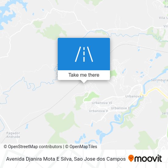 Avenida Djanira Mota E Silva map