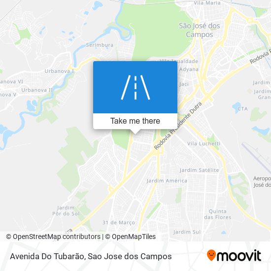 Mapa Avenida Do Tubarão