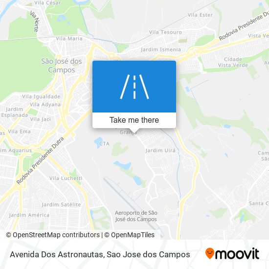 Avenida Dos Astronautas map