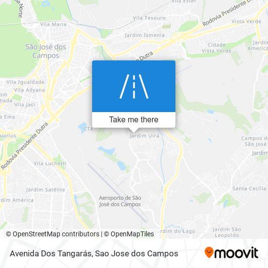 Mapa Avenida Dos Tangarás