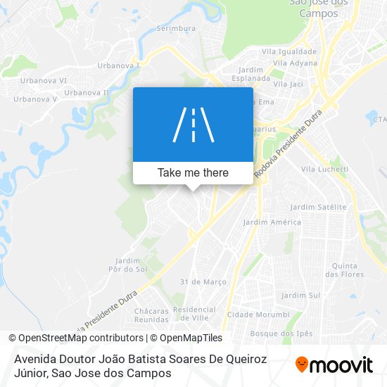 Mapa Avenida Doutor João Batista Soares De Queiroz Júnior