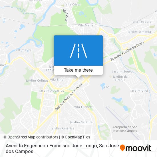 Avenida Engenheiro Francisco José Longo map