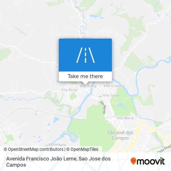 Avenida Francisco João Leme map