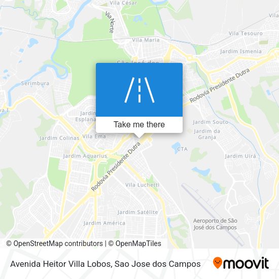 Avenida Heitor Villa Lobos map