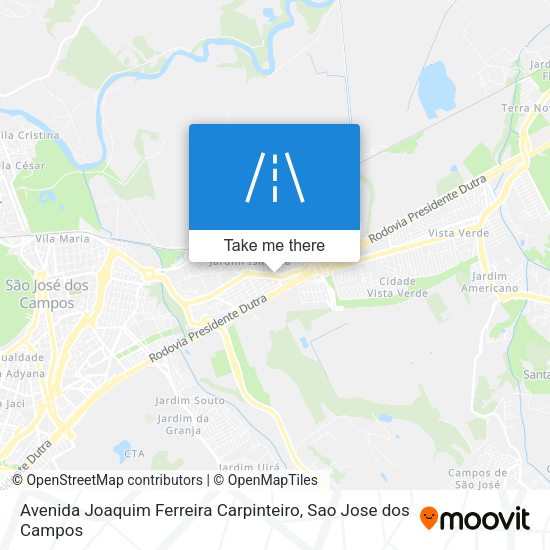 Avenida Joaquim Ferreira Carpinteiro map