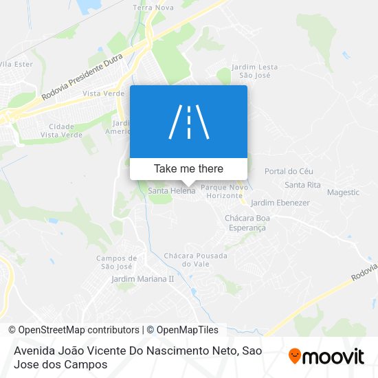 Avenida João Vicente Do Nascimento Neto map
