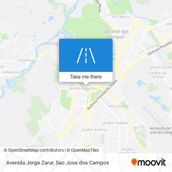 Avenida Jorge Zarur map