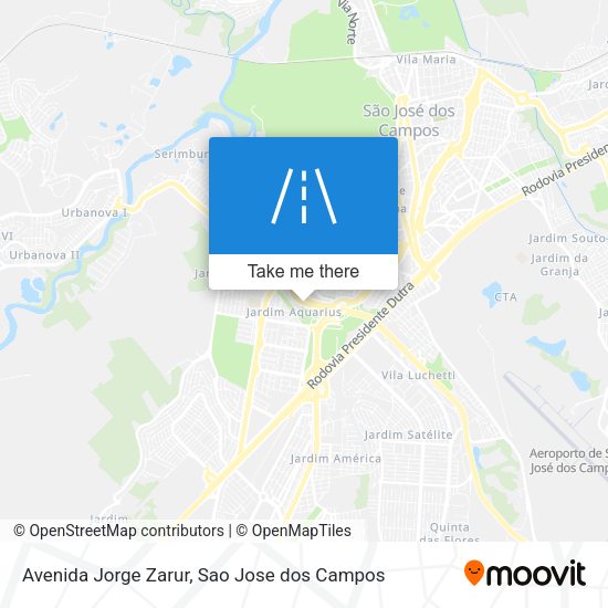 Avenida Jorge Zarur map