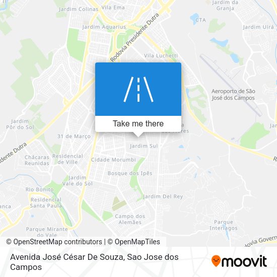 Avenida José César De Souza map