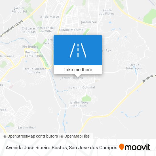 Avenida José Ribeiro Bastos map