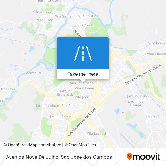 Avenida Nove De Julho map