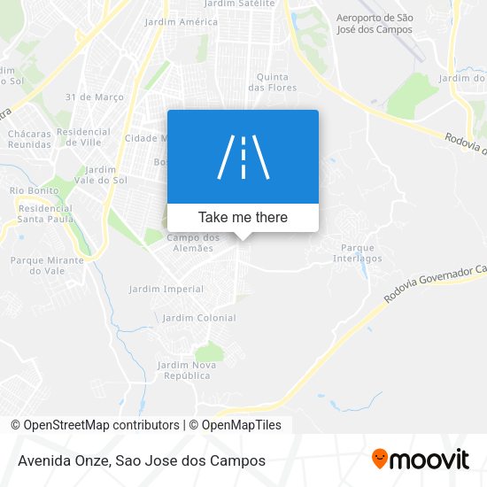 Avenida Onze map