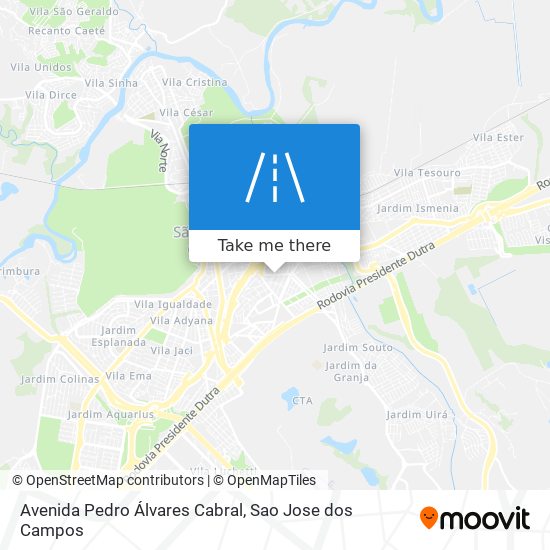 Mapa Avenida Pedro Álvares Cabral