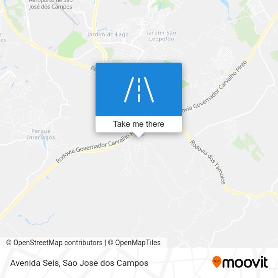 Avenida Seis map