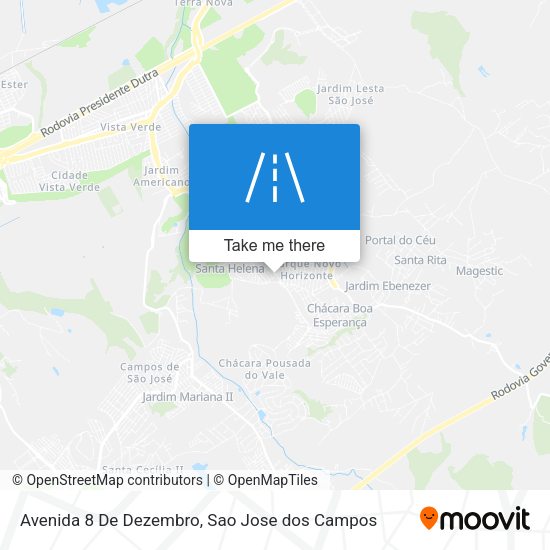 Avenida 8 De Dezembro map