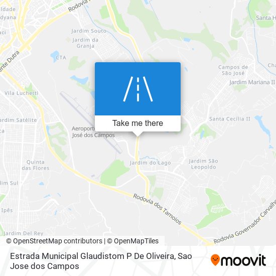 Estrada Municipal Glaudistom P De Oliveira map