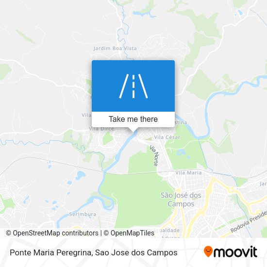 Ponte Maria Peregrina map