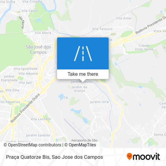 Praça Quatorze Bis map