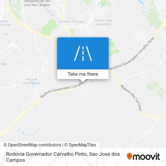Rodovia Governador Carvalho Pinto map