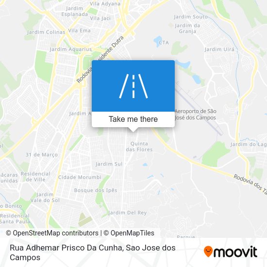 Rua Adhemar Prisco Da Cunha map