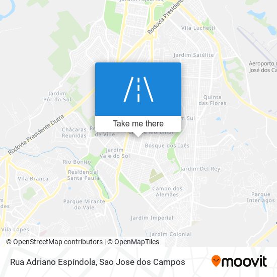 Rua Adriano Espíndola map