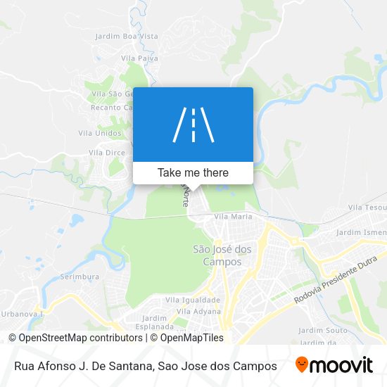 Rua Afonso J. De Santana map
