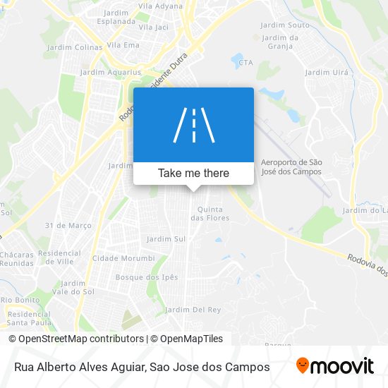 Rua Alberto Alves Aguiar map