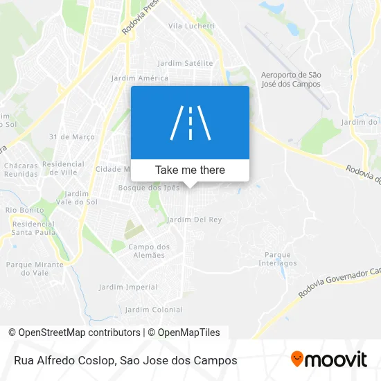 Rua Alfredo Coslop map