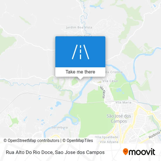 Rua Alto Do Rio Doce map