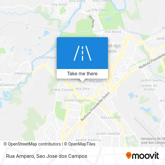 Rua Amparo map