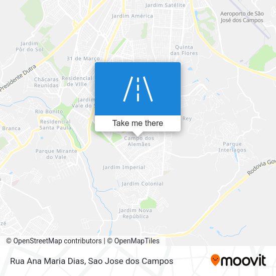 Rua Ana Maria Dias map