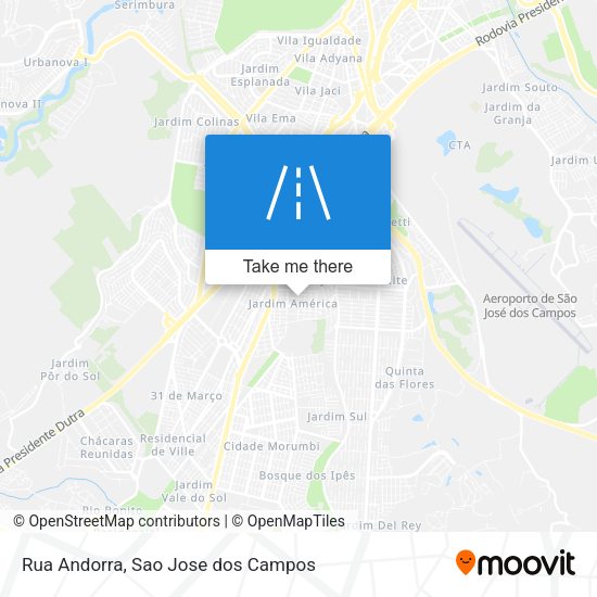 Rua Andorra map