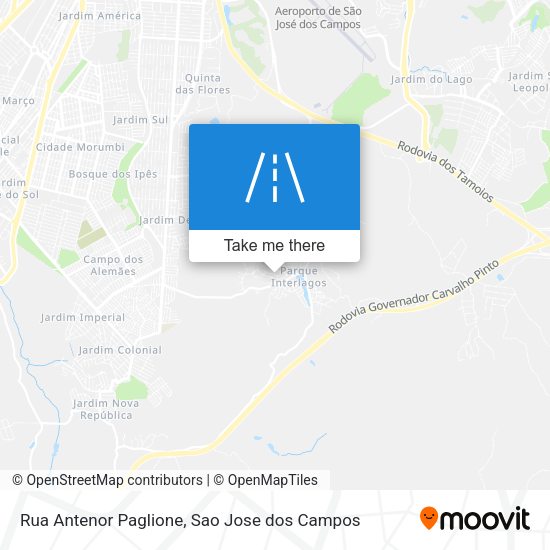 Rua Antenor Paglione map