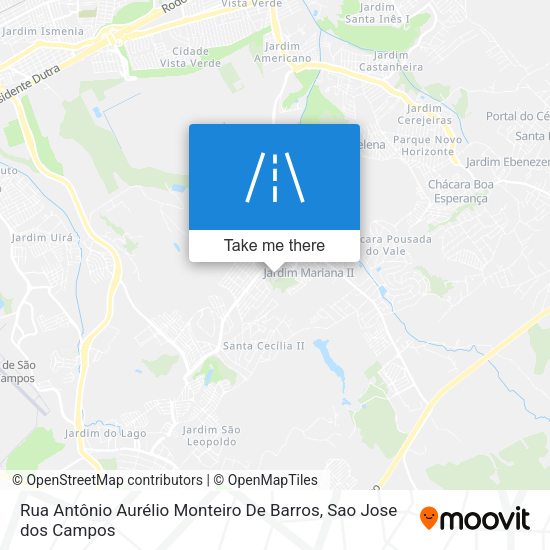 Rua Antônio Aurélio Monteiro De Barros map