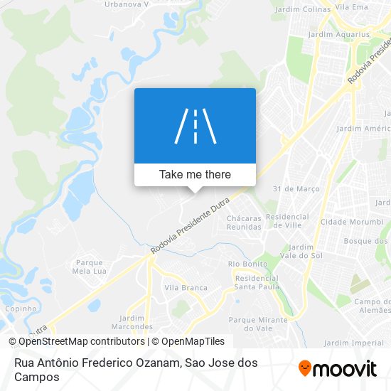 Rua Antônio Frederico Ozanam map