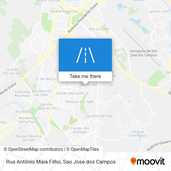 Rua Antônio Maia Filho map