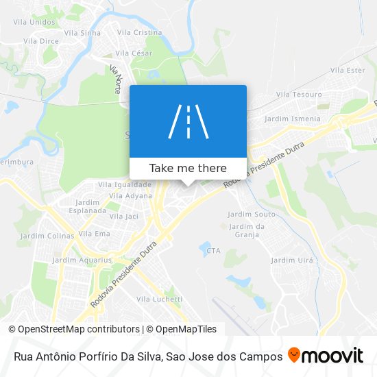 Mapa Rua Antônio Porfírio Da Silva