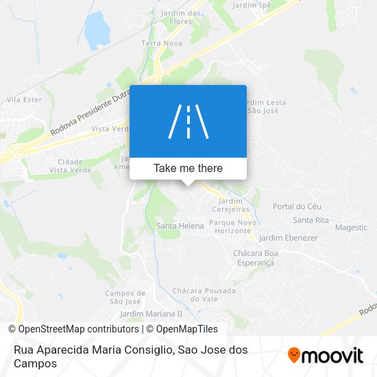 Rua Aparecida Maria Consiglio map