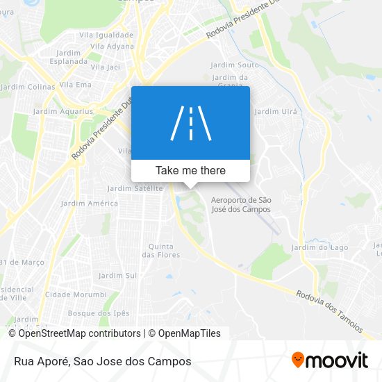 Rua Aporé map