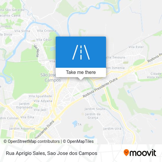 Rua Aprígio Sales map