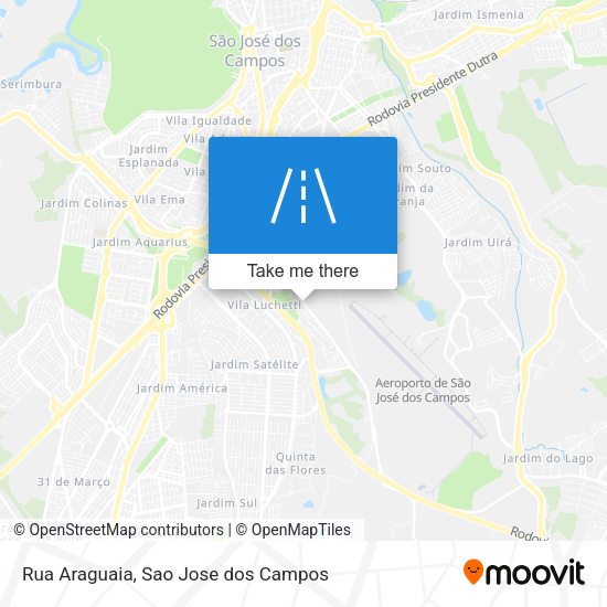 Rua Araguaia map