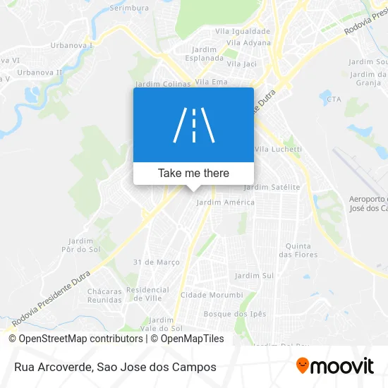 Rua Arcoverde map