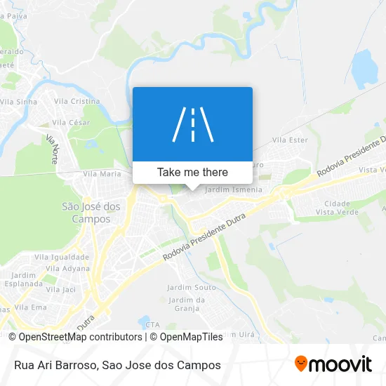 Rua Ari Barroso map