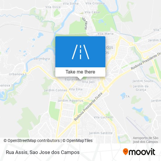 Mapa Rua Assis