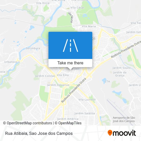 Rua Atibaia map